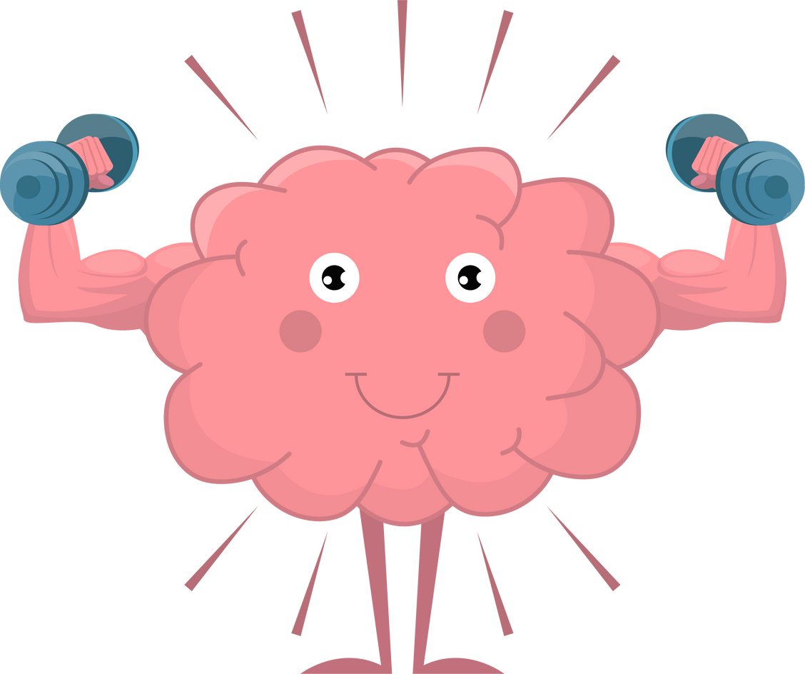 Cute Brain Training with Dumbbells